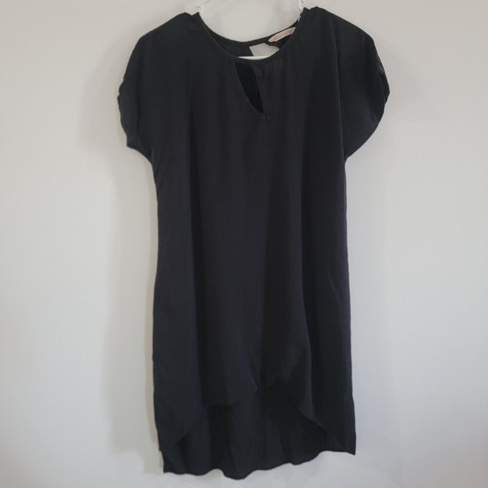 Soft Surroundings Womens Mini Dress Size Xs Black Assymetric Whimsigoth